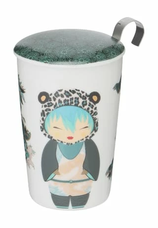 Eigenart Porzellanbecher "Teaeve", Little Animals Leo MEHRFARBIG 3 Eigenart Porzellanbecher "Teaeve", Little Animals Leo MEHRFARBIG