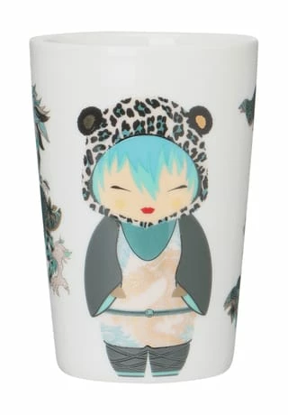 Eigenart Porzellanbecher "Teaeve", Little Animals Leo MEHRFARBIG 4 Eigenart Porzellanbecher "Teaeve", Little Animals Leo MEHRFARBIG – Bild 2