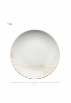 MÄSER Teller-Set, Steinzeug Ossia Weiß/ Beige -Deutschland karaffen-kruege Verkäufe 2022 unnamed file 1049