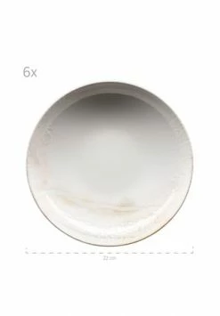 MÄSER Teller-Set, Steinzeug Ossia Weiß/ Beige -Deutschland karaffen-kruege Verkäufe 2022 unnamed file 1050