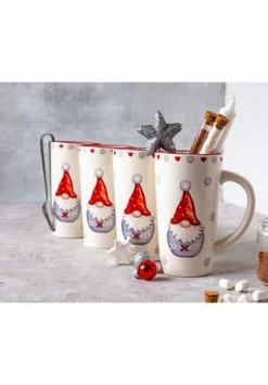 MÄSER Tellerset, Steingut Aurela Rot/ Weiß/ Grau -Deutschland karaffen-kruege Verkäufe 2022 unnamed file 1077