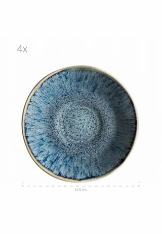 MÄSER Tassen-Set, Steinzeug FROZEN Blau 5 MÄSER Tassen-Set, Steinzeug FROZEN Blau – Bild 3