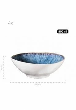 MÄSER Salatschüssel-Set, Steinzeug FROZEN Blau -Deutschland karaffen-kruege Verkäufe 2022 unnamed file 1109