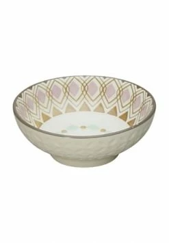 CreaTable Sojaschale "Mandala", 8 Cm Hellbeige