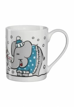 LEONARDO Tasse "Bambini Elefant", 200 Ml WEIß/ BLAU