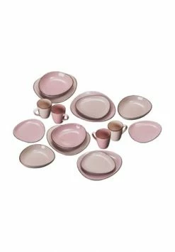 GALERIA Home Kaffee- Und Tafelservice "Naturlook", Rose