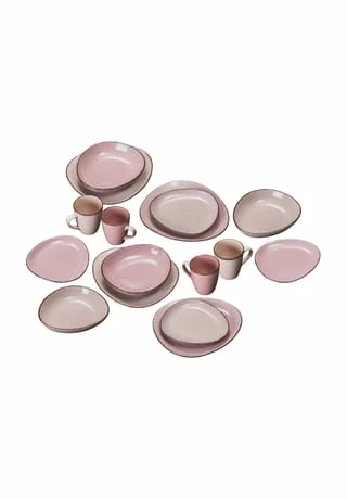 GALERIA Home Kaffee- Und Tafelservice "Naturlook", Rose 3 GALERIA Home Kaffee- Und Tafelservice "Naturlook", Rose