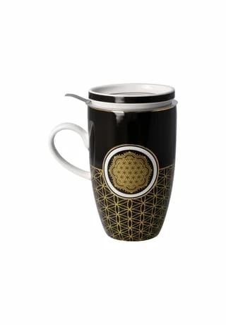 Goebel Teetasse Mit Deckel Und Sieb Yin Yang Schwarz Bunt 6 Goebel Teetasse Mit Deckel Und Sieb Yin Yang Schwarz Bunt – Bild 4
