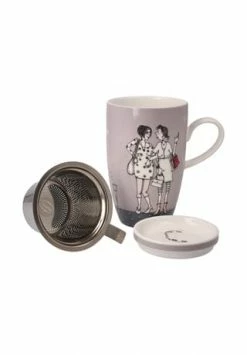 Goebel Teetasse Mit Deckel Und Sieb Barbara Freundlieb - Ziemlich Beste Freundinnen Bunt -Deutschland karaffen-kruege Verkäufe 2022 unnamed file 166