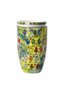 Goebel Teetasse Mit Deckel Und Sieb James Rizzi - Birds On A Love Wire Bunt -Deutschland karaffen-kruege Verkäufe 2022 unnamed file 187