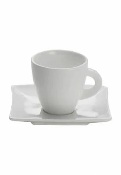 Max Espressotasse, Mit Untertasse, 80 Ml WEIß
