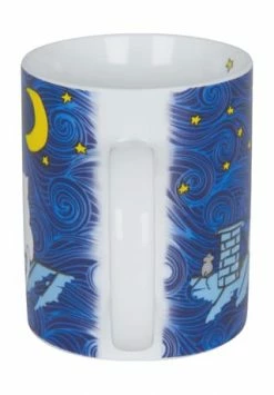 KÖNITZ Kaffeebecher "Katze Bei Nacht", Katzen, Porzellan Blau/ Mehrfarbig -Deutschland karaffen-kruege Verkäufe 2022 unnamed file 232