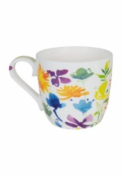 KÖNITZ Henkelbecher "Victoria Lowe - Full Bloom", 450 Ml WEIß/ MEHRAFARBIG -Deutschland karaffen-kruege Verkäufe 2022 unnamed file 251