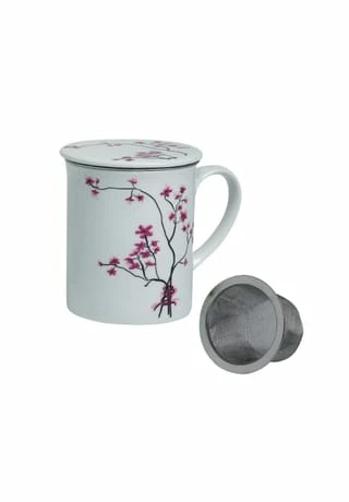 Tea Logic Kräuterteetasse Cherry Blossom 0,3l Porzellan Weiss; Rosa; Braun; Rot 3 Tea Logic Kräuterteetasse Cherry Blossom 0,3l Porzellan Weiss; Rosa; Braun; Rot