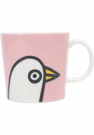 Iittala Henkelbecher "Oiva Toikka", 300 Ml PINK/ WEIß/ SCHWARZ 4 Iittala Henkelbecher "Oiva Toikka", 300 Ml PINK/ WEIß/ SCHWARZ – Bild 2