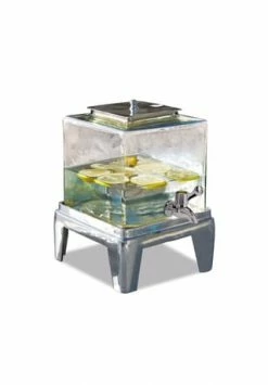 LOBERON Getränkespender Osric Klar/silber