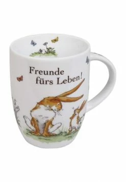 KÖNITZ Henkelbecher "Freunde Fürs Leben", 355 Ml WEIß