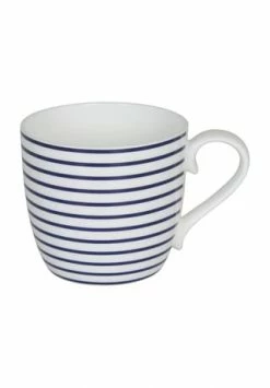 KÖNITZ Henkelbecher "Lines", 425 Ml WEIẞ/ BLAU